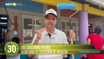 Secretaría de Educación de Medellín realizó jornada de pintura en colegio de Bello Oriente