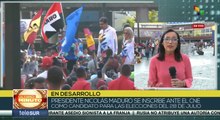 Pueblo venezolano se moviliza en apoyo a la candidatura del Pdte. Maduro