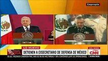 AMLO dice que Cienfuegos fue detenido por narcotráfico