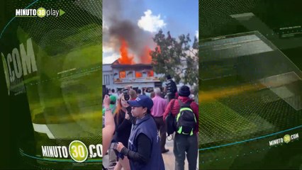 Reportan voraz incendio en Rionegro