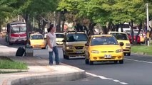 22-06-18 Inconformismo en taxistas por la llegada a la ciudad de 1500 taxis electricos en los próximos tres anos