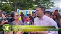 Declaraciones del alcalde de Medellín durante la marcha