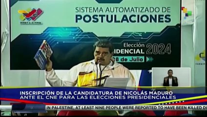 Download Video: FTS 18:30 25-03:  President Maduro registered his candidacy for July 28th Presidential Elections