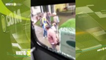 Un hombre le habría lanzado una piedra a una buseta en Medellín, un pasajero resultó lesionado