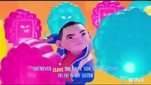 “Hey Boy” Karaoke Sing Along Song | Mas Alla de la Luna  | Netflix Futures