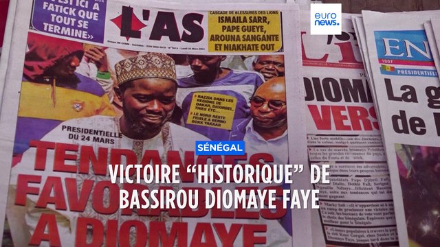 Sénégal : Victoire “historique” de Bassirou Diomaye Faye, félicité par son rival Amadou Ba