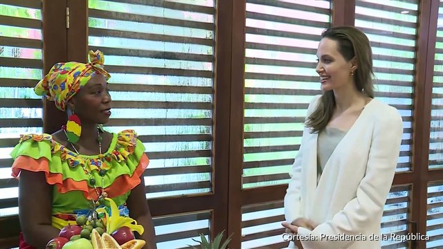 08-06-19 El presidente Iván Duque se reunión con Angelina Jolie para hablar sobre la crisis humanitaria que viven los venezolanos