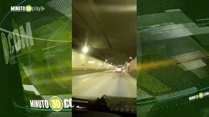 imprudencia en el tunel de Oriente