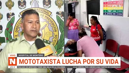 mototaxista lucha por su vida