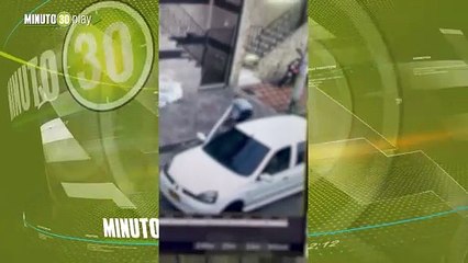 Download Video: Muy lisa Una mujer quedó grabada cuando se llevó a una perrita en Buenos Aires