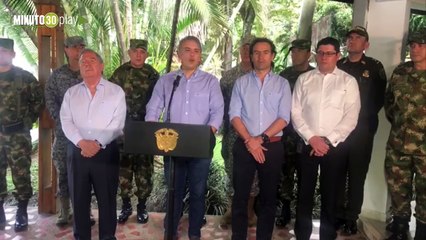 18-10-18 En su visita a Medellin el presidente Duque resalto la Estrategia de seguridad de la ciudad