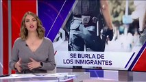 Suspenden a un policía por burlarse de los inmigrantes mexicanos