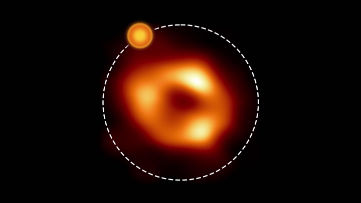 Hot Gas Bubble Found Orbiting Milky Way’s Supermassive Black Hole