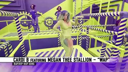 Скачать видео: Cardi B junto a Megan Thee Stallion ganan premio a cancion favorita  - Rap / Hip-Hop - AMAs 2020