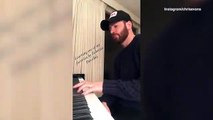 #Video: #ChrisEvans IMPRESIONA con sus trucos al piano Instagram