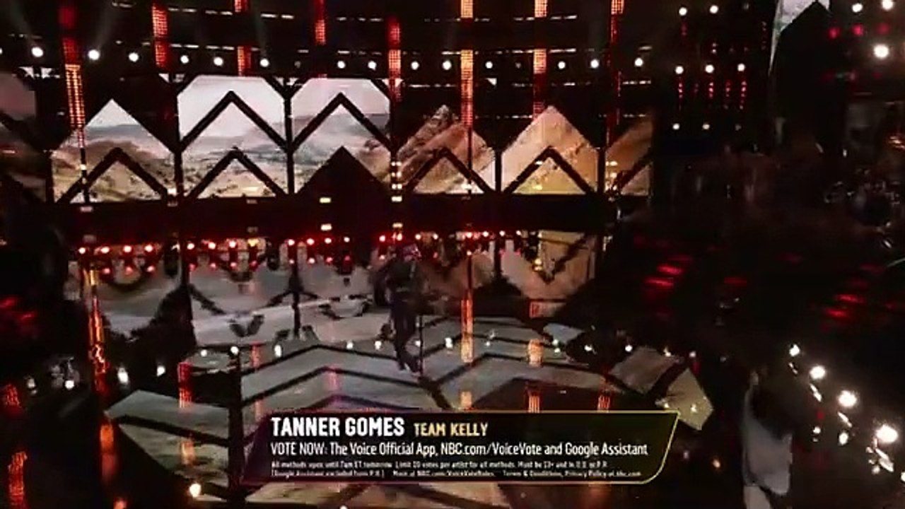 The Voice USA 2020 Tanner Gomes Keeps It Country with Luke Combs