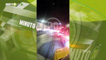 Se pasa de imprudente Carro de servicio público se metió a la brava y en contravía por el Túnel de Oriente