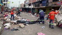 Policía tumbó 31 cambuches en el centro de Medellín