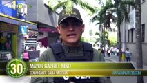 Tres capturados por extorsión y desplazamiento forzado en la comuna 1 de Medellín