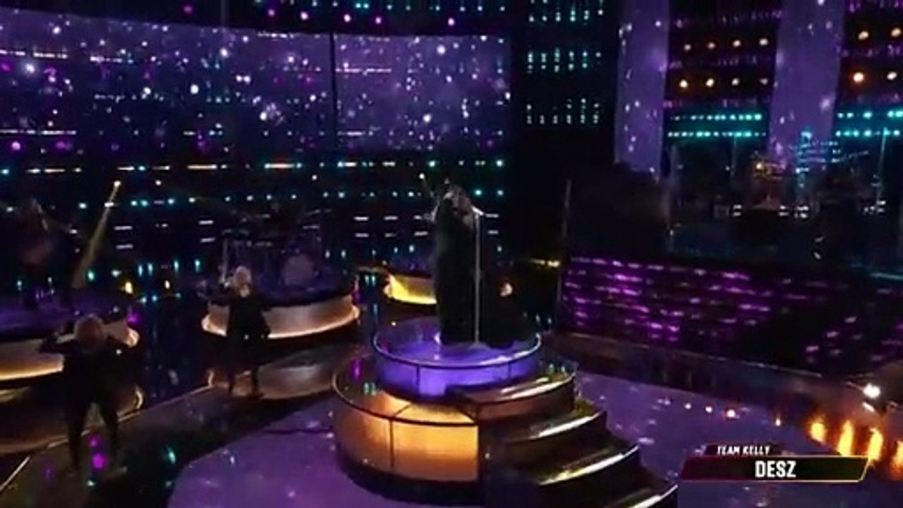 The Voice USA 2020 Desz Brings "Don't Let Go (Love)" The Voice Live