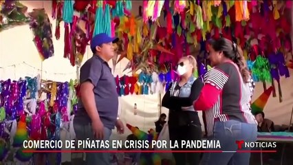 Caen las ventas de las piñatas en México por la pandemia