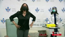 Kamala Harris se vacuna contra el coronavirus