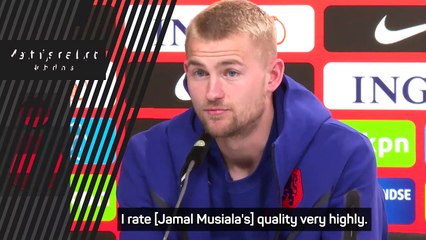 De Ligt praises Musiala and Nagelsmann ahead of Germany clash