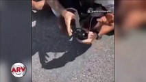 Captan a policía golpeando sin piedad a un afroamericano en Georgia