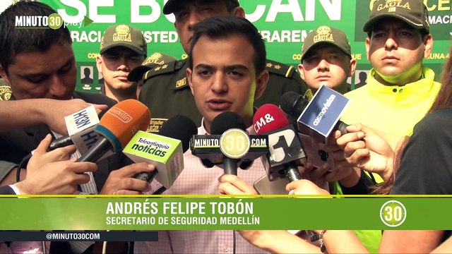 03-05-19 A la fecha 137 cabecillas de grupos delincuenciales en Medellín han sido capturados