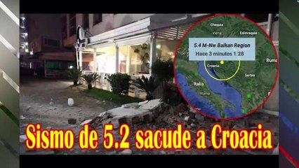 Video herunterladen: SISMO 5.2 EN CROACIA SISMO DE 6 GRADOS EN PERU SISMO EN TARQUIA Y EN OAXACA