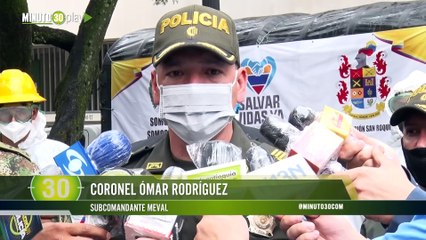 Download Video: En estaciones de Policía del Valle de Aburrá toman medidas frente al coronavirus