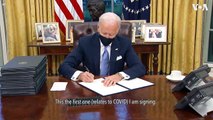 Joe Biden firma una serie de acuerdos, incluyendo el Acuerdo de Paris y la ayuda a la OMS