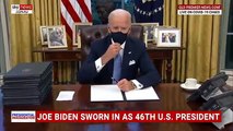 Joe Biden firma 17 ordenes ejecutivas, dando reversa a varias politicas de Trump