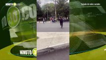 Atacan a la policía en los alrededores del Atanasio Girardot