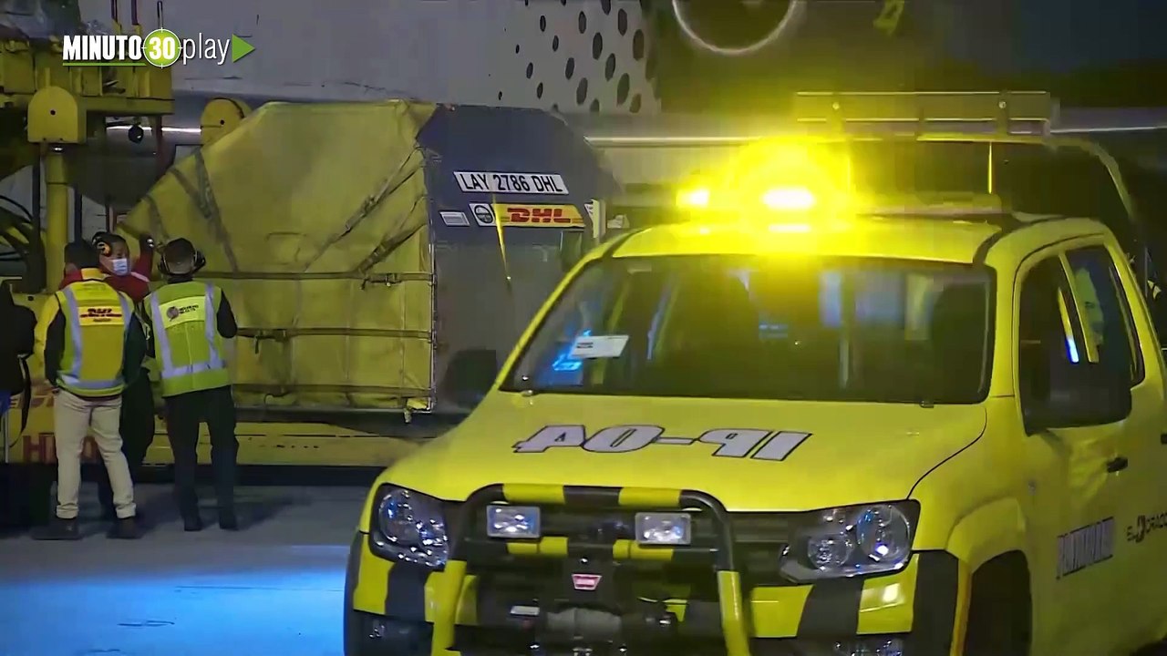 Con las nuevas dosis recibidas hoy, Colombia ya tiene más de medio millón de vacunas de Pfizer