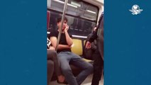“Estoy vacunado”; policías sacan a pareja de vagón del Metro por no utilizar cubrebocas