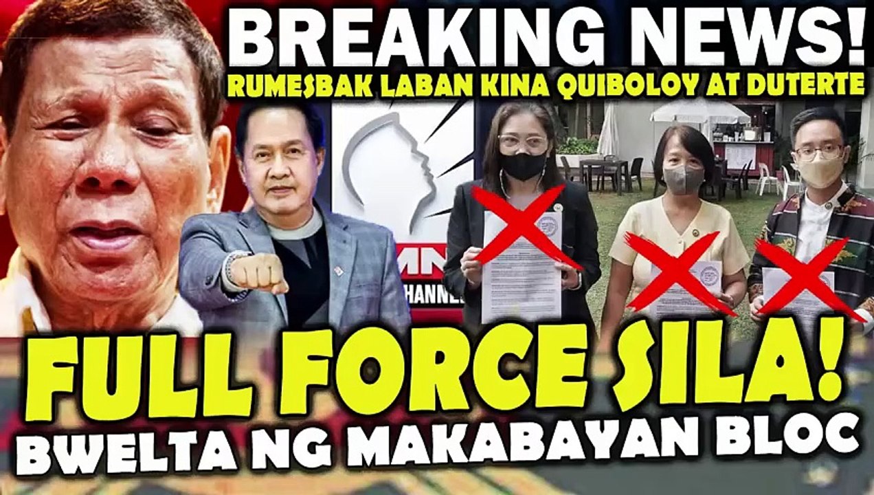 PINAGHANDAAN! Makabayan bloc RUMESBAK laban kina Quiboloy at Duterte.