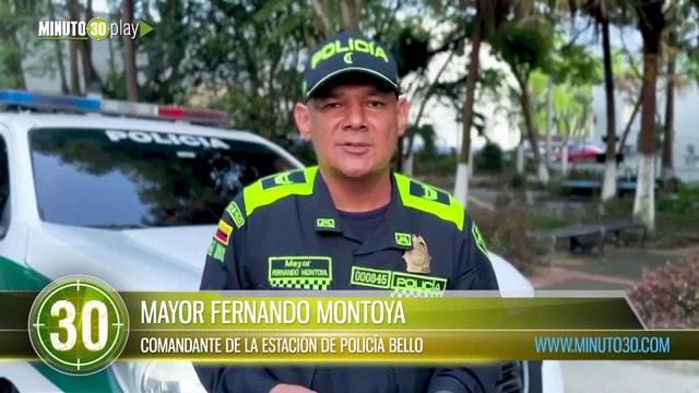 En Bello capturamos a dos personas con armas de fuego