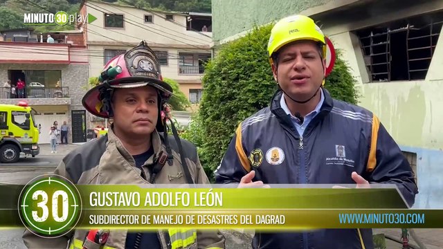 Dagrd con Bomberos Medellín controló incendio estructural en El Salvador