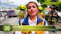 Dagrd y Bomberos Medellín alegraron la Navidad de los niños internados en el Hospital San Vicente Fundación