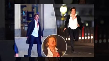Bloody Tom Cruise sprints through London with wild hair in ‘Mission: Impossible 8’ set photos