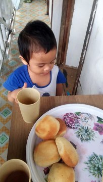 Simple morning breakfast