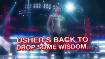 The Voice USA: The Voice USA: El mega-mentor Usher tiene una gran habilidad con las palabras