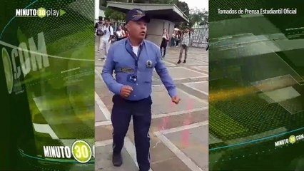 Vigilantes de la UIS y dos jóvenes se fueron a los golpes dentro de la universidad