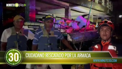 Luego de 12 horas a la deriva, fueron rescatadas cuatro personas en el pacifico sur