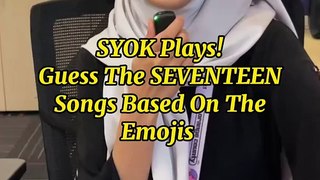 SYOK Plays! Guess The SEVENTEEN Songs Based On The Emojis Pt. 2!