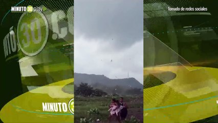Pánico en playa de Tubará Atlántico por fuertes vientos que hicieron volar sillas y quioscos