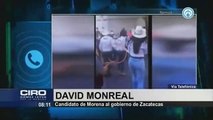 ”Fue roce involuntario”, afirma David Monreal tras ser captado tocando indebidamente a candidata