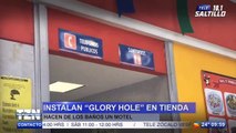 #OMG: Instalan 'glory hole' en baños públicos de Saltillo