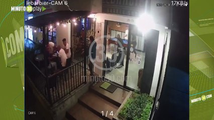 Lo cogió infraganti Este es el momento exacto en el que vigilante le dispara a fletero en Laureles